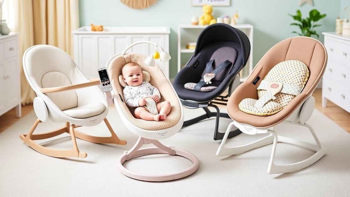Melhores Cadeiras Musicais e de Descanso para Bebê 2025: Joyful Clingo, Maxi Baby e Mastela